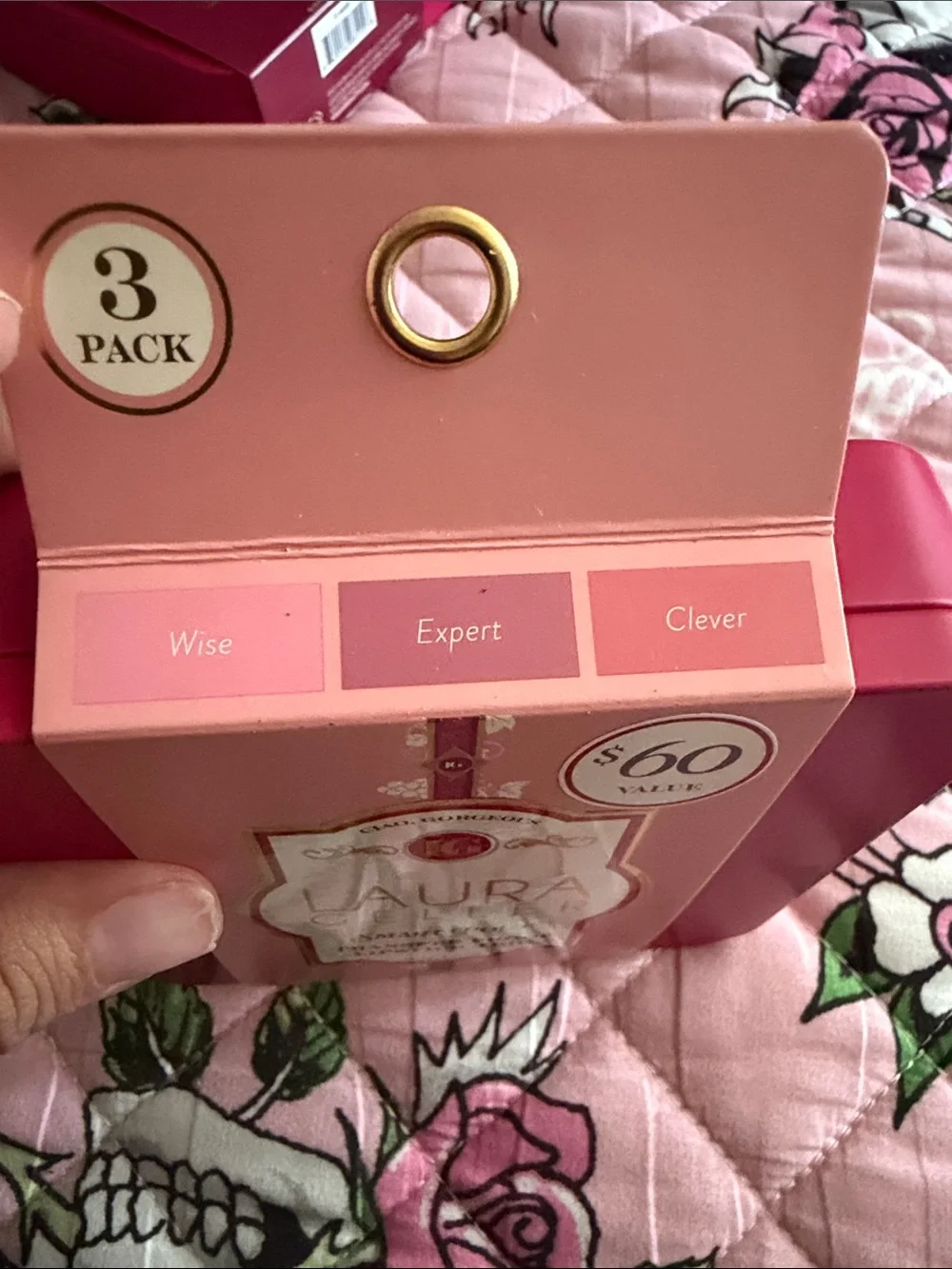 Laura Geller Pink and Magenta Lipstick Trio Packaging